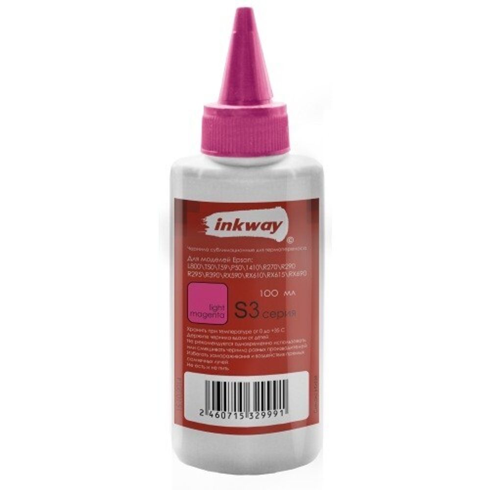 Сублимационные чернила INKWAY Light Magenta 100 мл S3