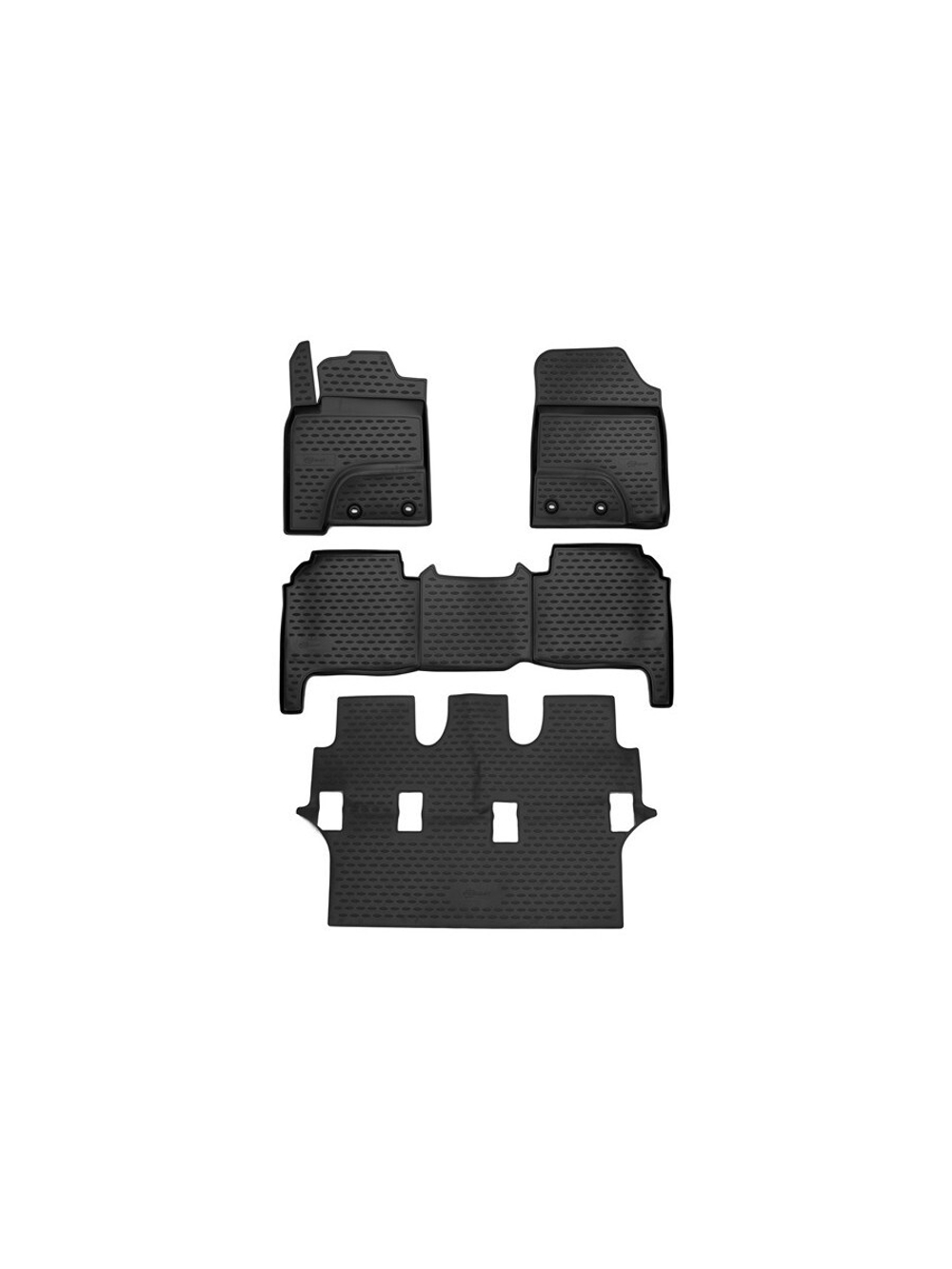 Коврики в салон для TOYOTA Land Cruiser 200, 2012-2015, 4 шт. (Повышенная устойчивость, повышенная износостойкость) FORMAT.48.53.210K