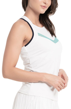 Топ теннисный Lucky in Love Cool Urbana V.I.P. Tank w/Bra - White