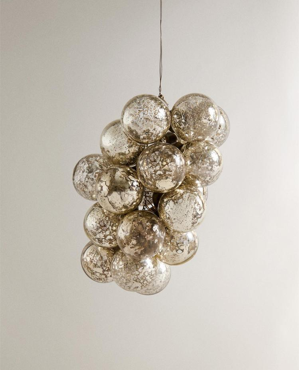 ZARA HOME ЕЛОЧНОЕ УКРАШЕНИЕ «ГРОЗДЬ», СЕРЕБРЯНЫЙ