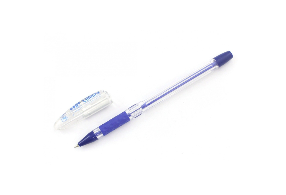 Ручка Cello GRIPPER 0.5мм резиновый манжета, масленые чернила, синяя