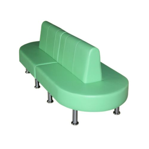 «Диван овальный - составной» салатовый