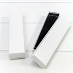 Коробка Ювелирная 20х4.5х2.7 см Набор 2 шт "Ромбики" (Белый)