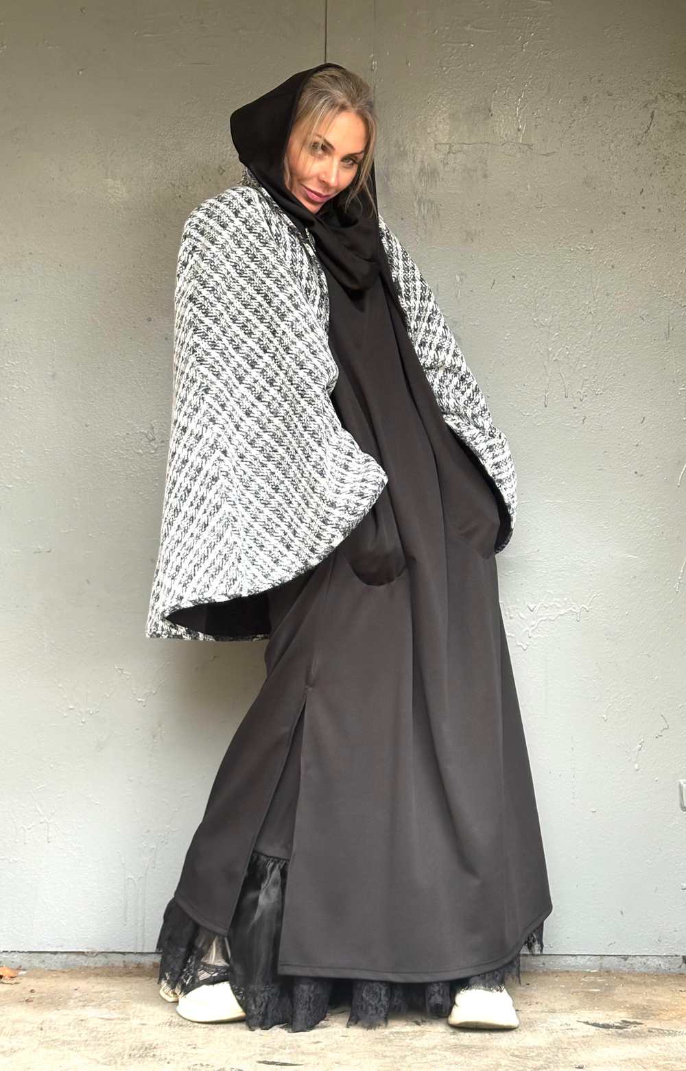 Платье Assassin / черный/футер петля /плотная ткань