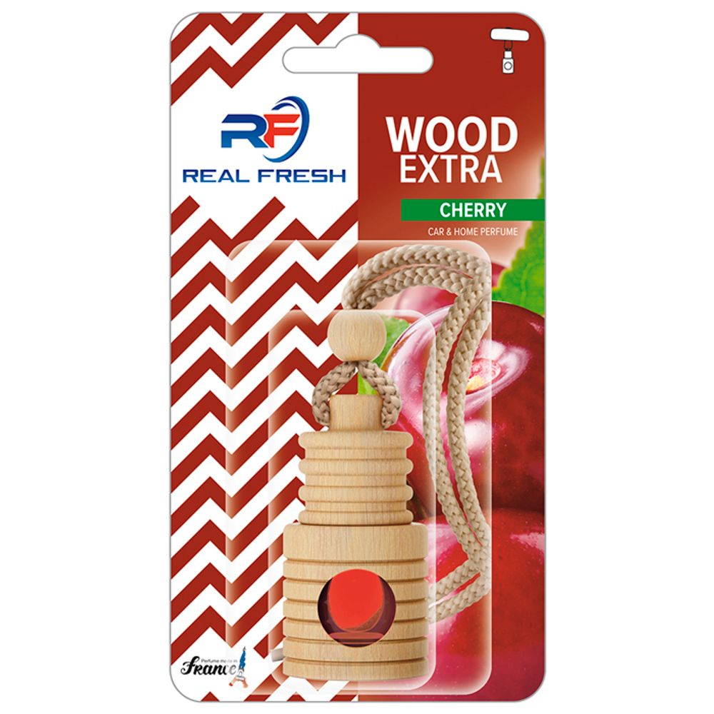 АРОМАТИЗАТОР С ПОДВЕСКОЙ &quot;REAL FRESH&quot; EXTRA WOOD CHERRY 5ML