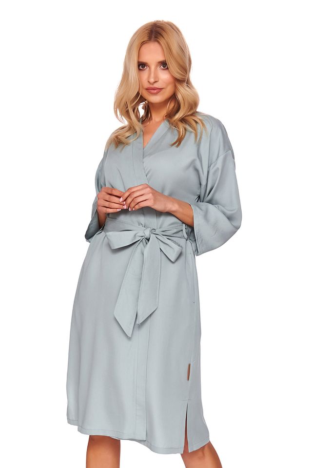 Элегантный халат-кимоно из тенсела высокого качества