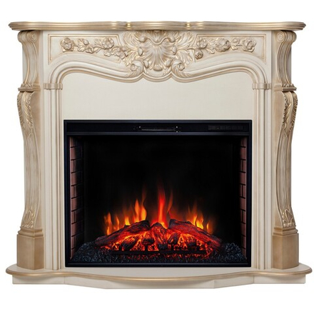Электрокамин RealFlame London 33 AO античный дуб с очагом 3D Firestar 33