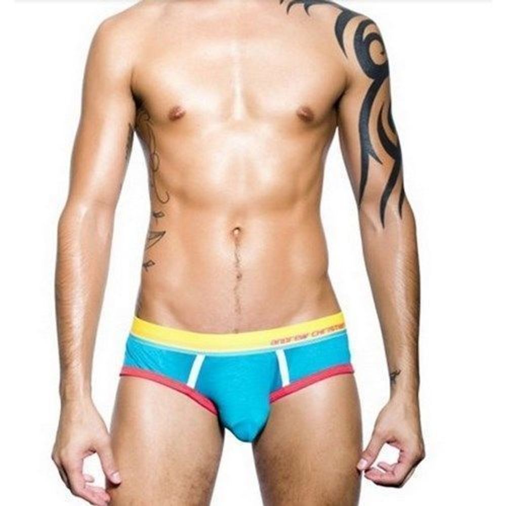 Мужские трусы брифы голубые Andrew Christian Bright Brief   AC9560