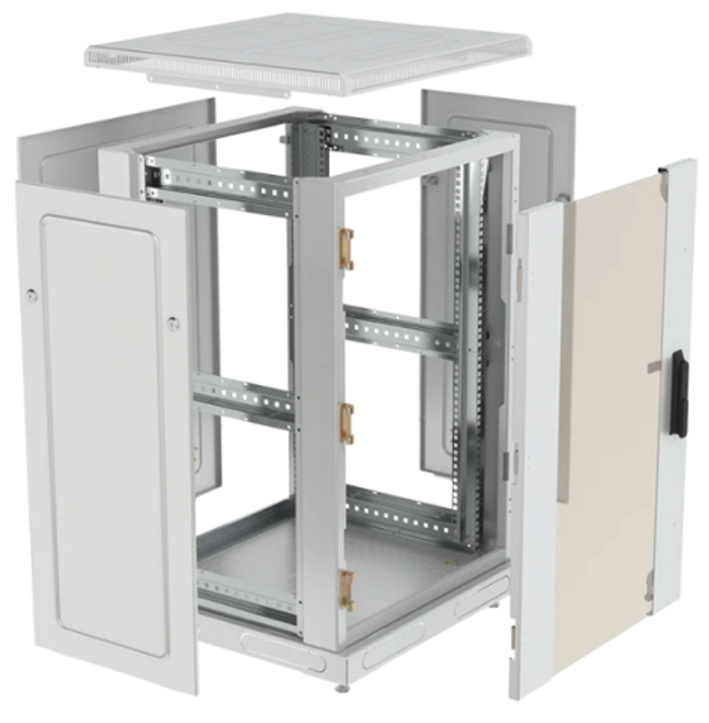 Шкаф напольный 19", 18U ССД 130411-00495