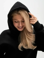 Худи оверсайз с капюшоном теплое с начесом