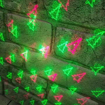 Лазерный проектор RoHS XX-611 (точки+фигуры новогодние)