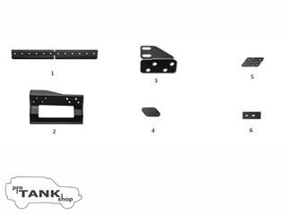 Крепление MEIKA (GC11) для бокового столика MEIKA (AC1) к багажнику MEIKA (GS1)