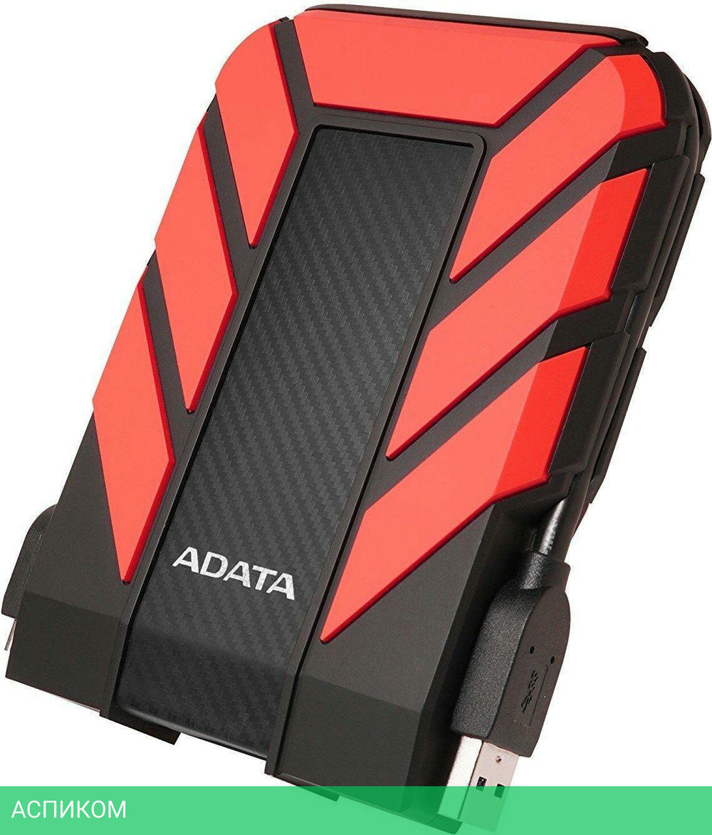 Внешний накопитель A-Data HD710Pro 2Tb AHD710P-2TU31-CRD черный/красный