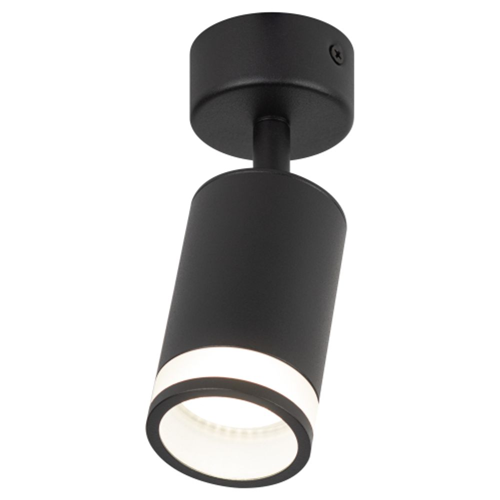 Светильник настенно-потолочный спот ЭРА OL23 BK под лампу MR16 GU10 поворотный черный