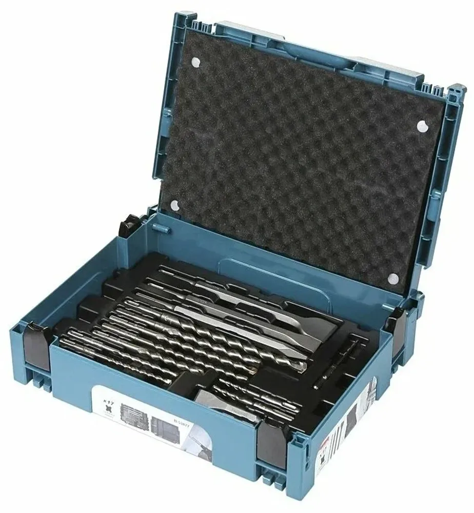 Набор буров и долот SDS-Plus в кейсе MAKPAC 17 шт. MAKITA B-53877