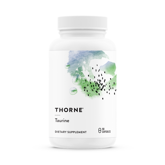 Таурин, Taurine, Thorne Research, 90 капсул