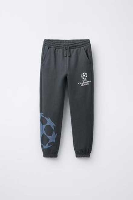 ZARA БРЮКИ-ДЖОГГЕРЫ UEFA CHAMPIONS LEAGUE ®, ТЕМНЫЙ АНТРАЦИТ