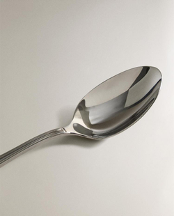 ZARA HOME ЛОЖКА ДЛЯ ДЕСЕРТА, СТАЛЬНОЙ СЕРЫЙ