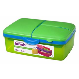 Ланч-бокс с бутылкой Sistema &quot;Lunch&quot;, 4 секции, 1,5 л, цвет Фиолетовый