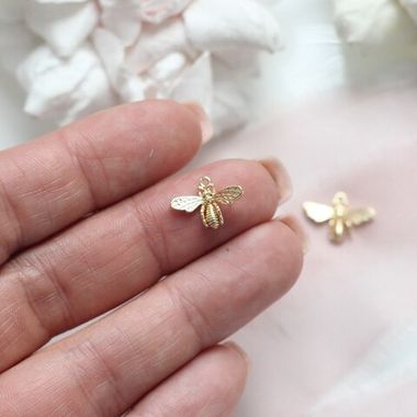 УЦЕНКА!!! Подвеска Пчела 10*14 мм, позолота, У054