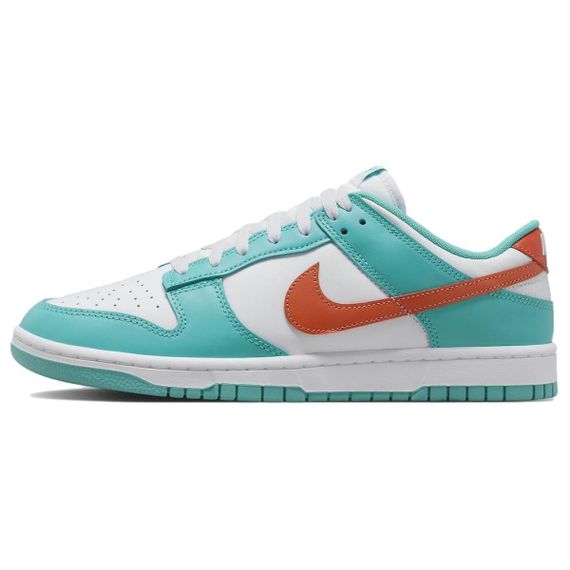 Кроссовки NIKE Dunk для скейтборда, Сине-бело-голубые, Сине-Оранжевые Унисекс