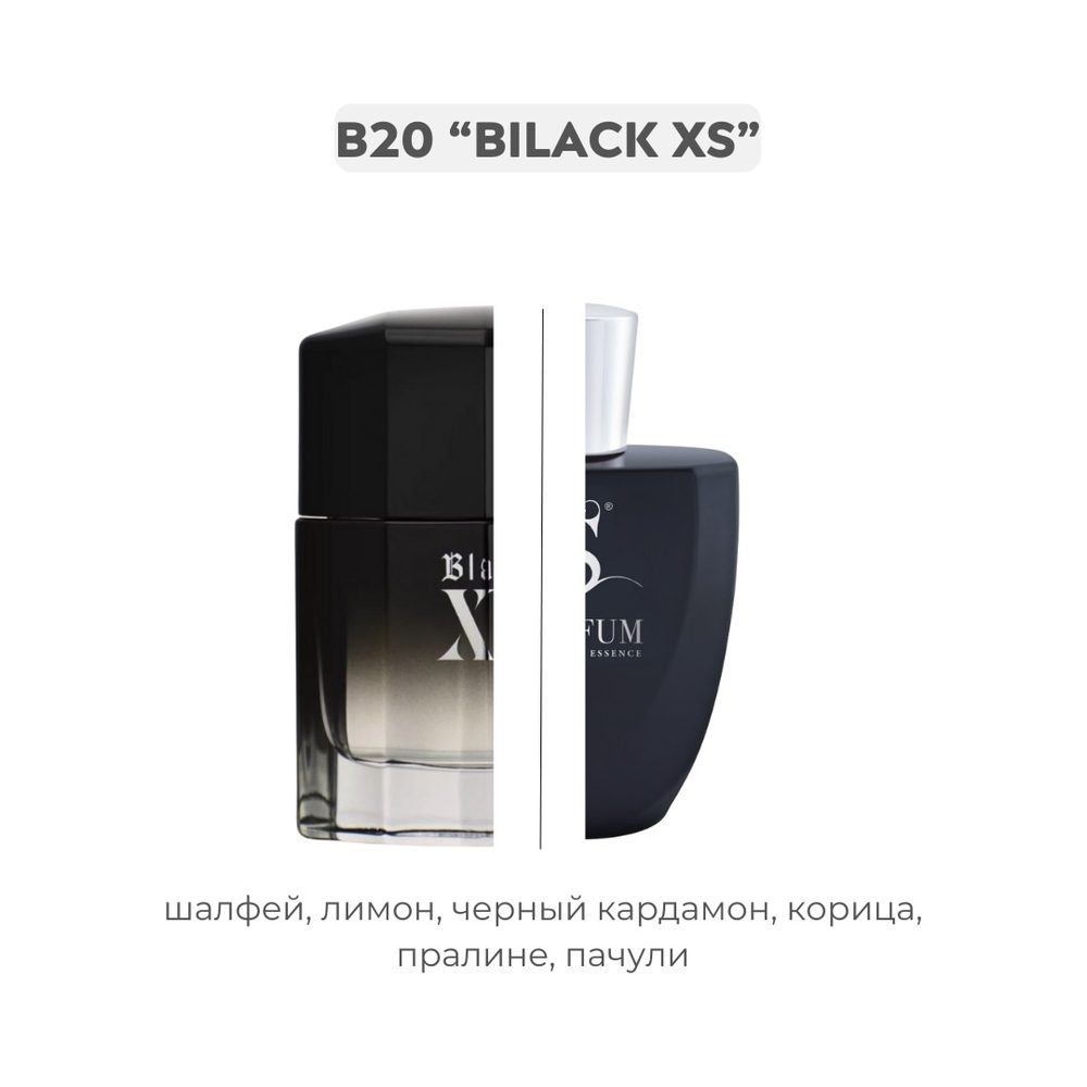 B20 по мотивам Black XS - Paco Rabanne , парфюмерная вода