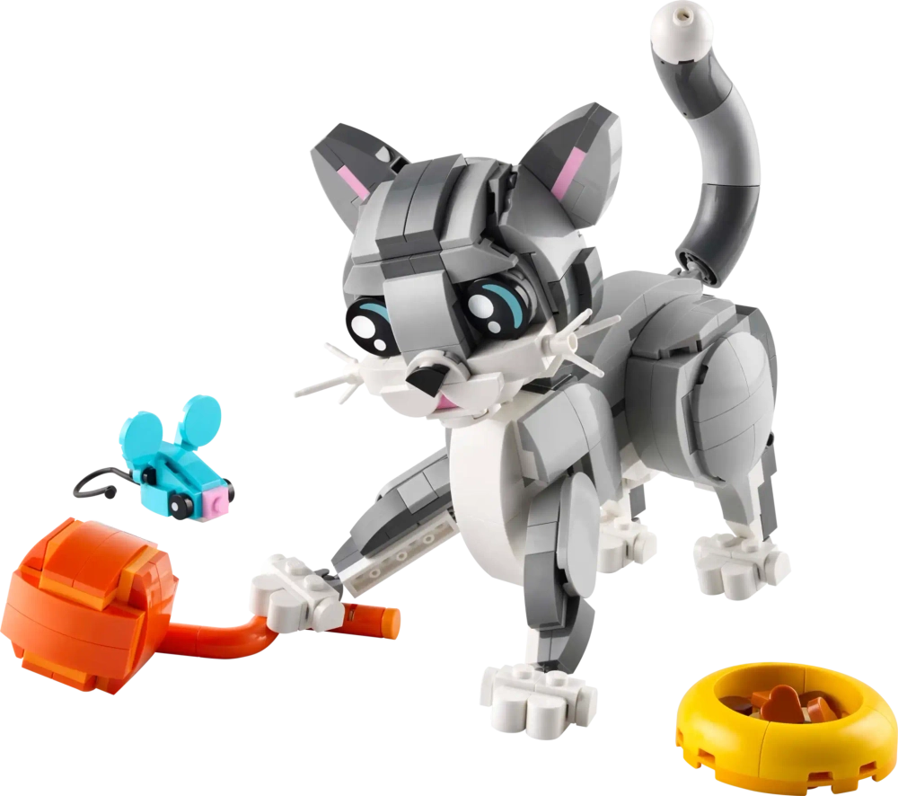 Конструктор LEGO Creator 31163 Игривый кот, 3в1
