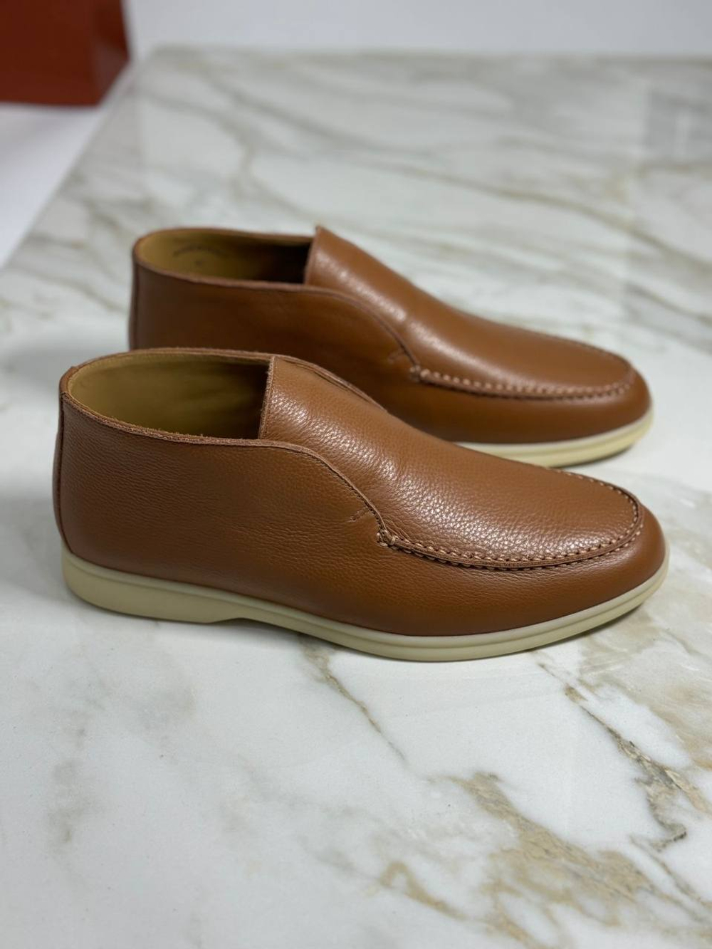 Высокие лоферы Loro Piana