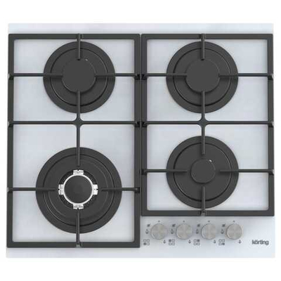 Газовая стеклянная варочная панель Korting HGG 6734 CTW