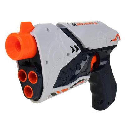 Пистолет с мягк.пулями, коробка 9936