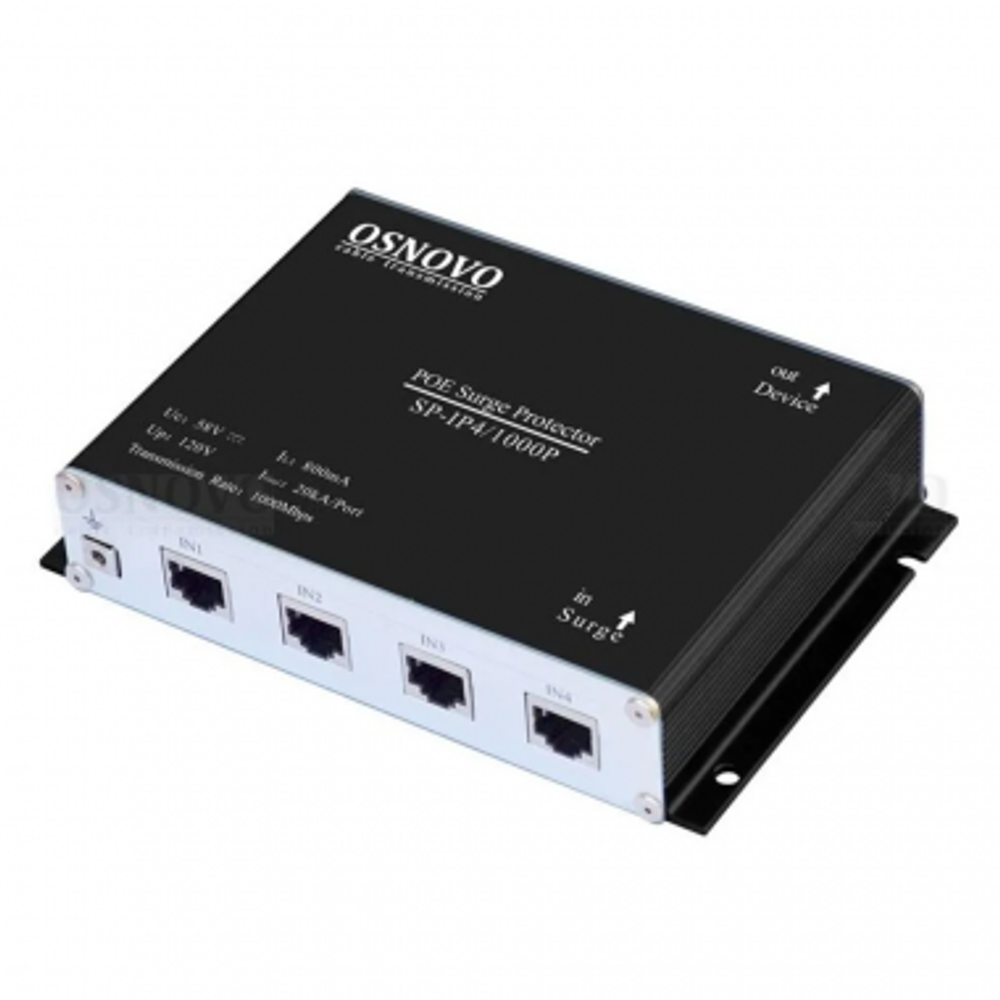 SP-IP4/1000P Устройство грозозащиты цепей Ethernet