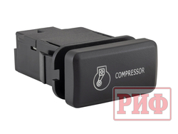 Кнопка ВКЛ/ВЫКЛ, белый, COMPRESSOR TOYOTA 40x20 горизонтальная