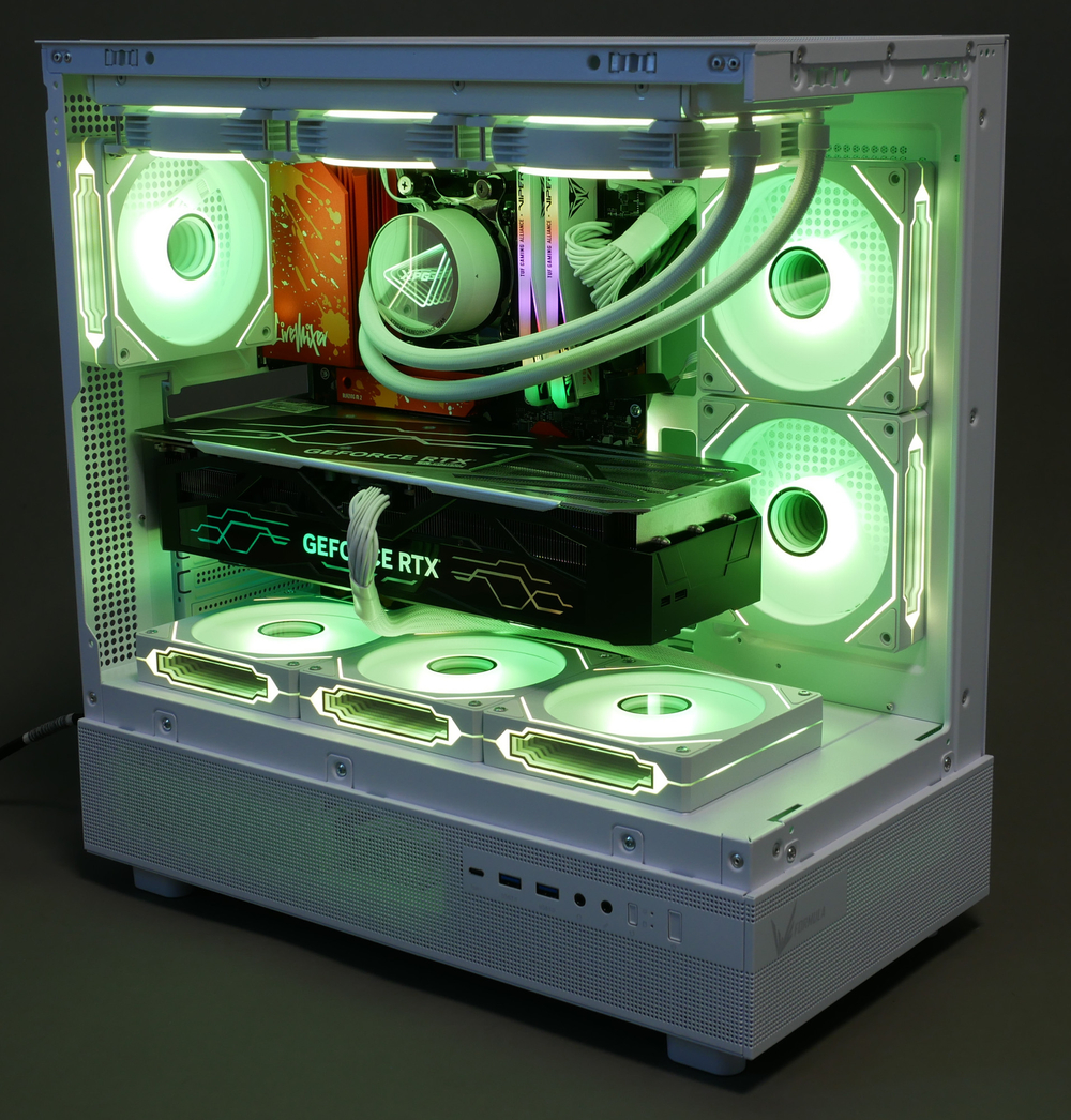 Мощный игровой компьютер Core i7 6850K/ RTX5060 8Gb/64GB /SSD 1000Gb/750W / WIN 11 PRO