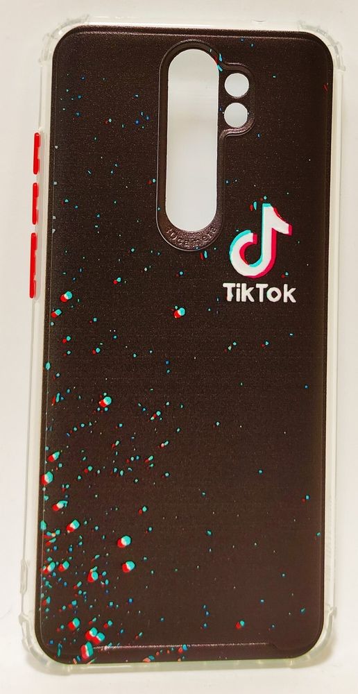 Чехол Ultra Thin на Xiaomi RedMi Note 8 Pro Tik Tok (черный)