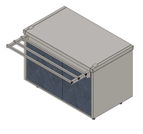 Прилавок нейтральный REFETTORIO City RCN12B