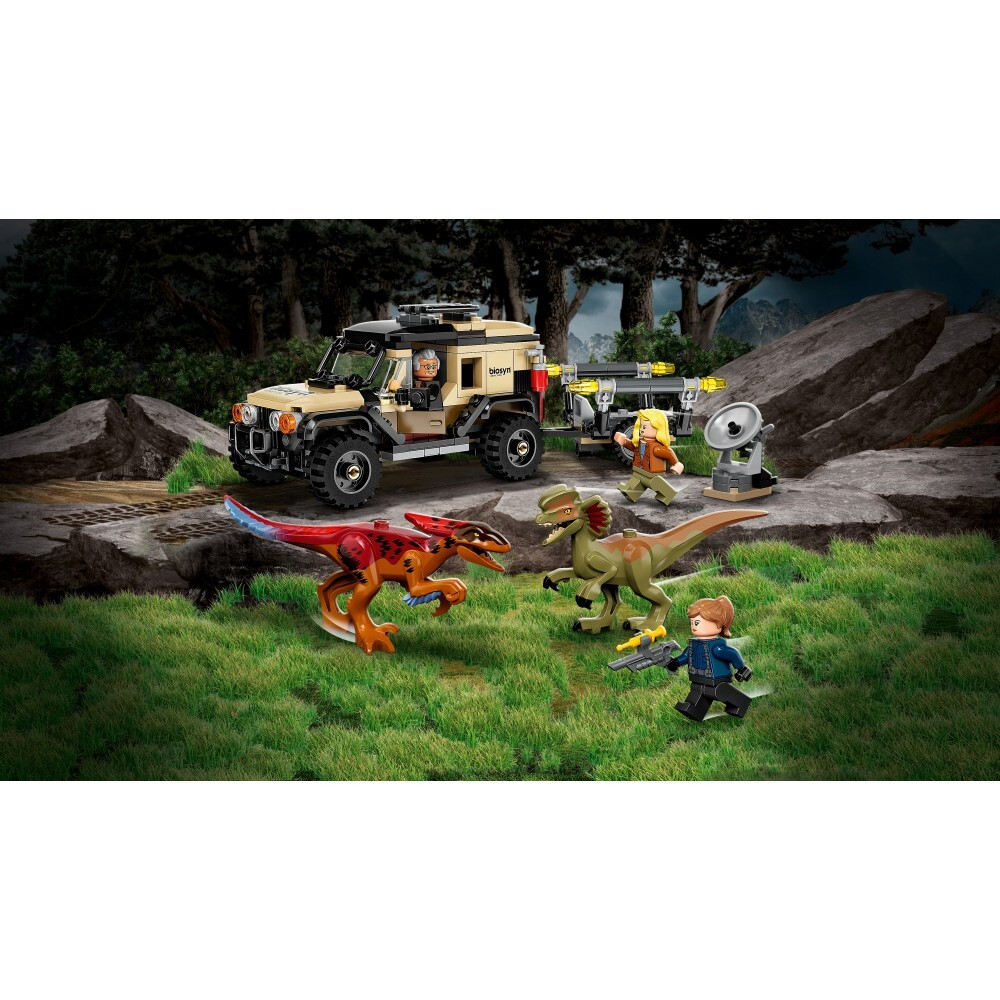 LEGO Jurassic World — Транспорт пирораптора и дилофозавра 76951