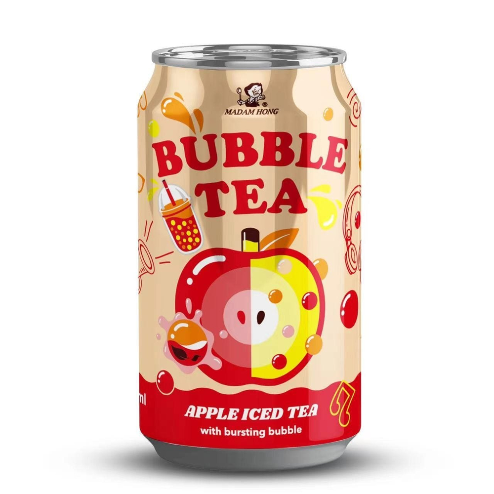 Напиток Bubble Tea со вкусом яблока 320 мл