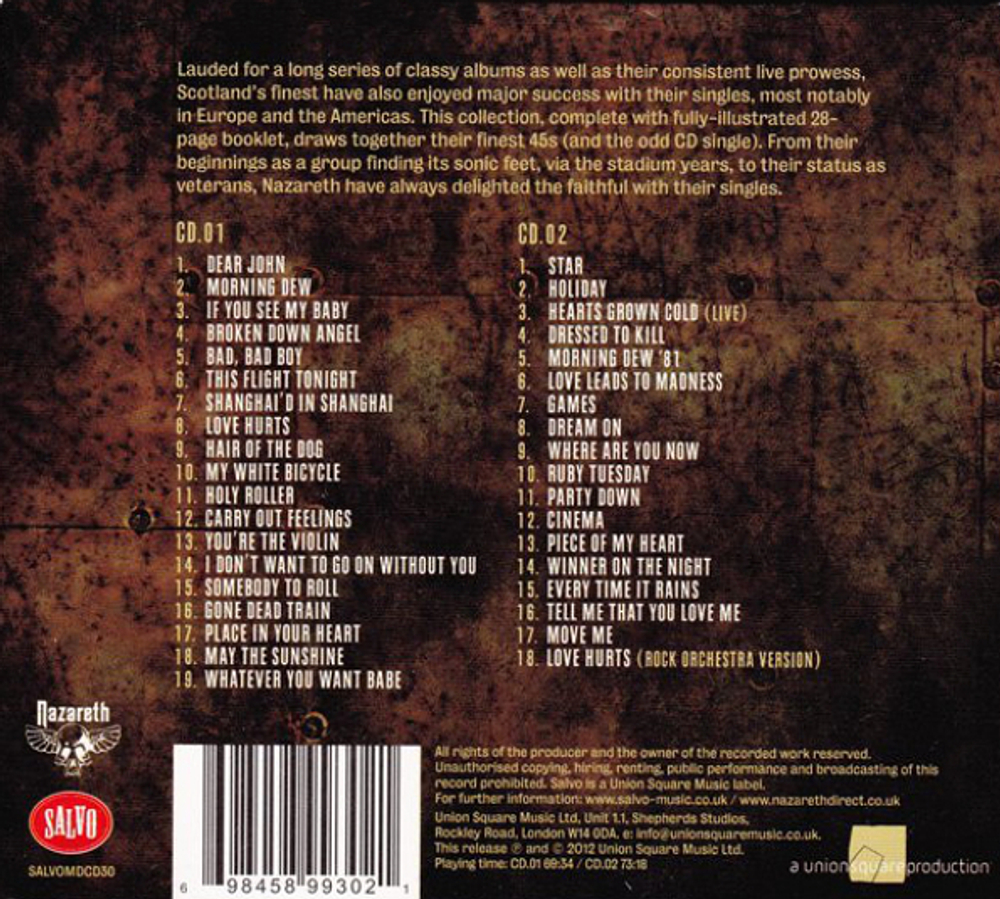 Nazareth / The Singles (2CD)