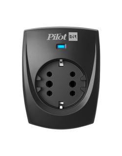 Pilot Bit Сетевой фильтр ZIS PILOT BIT, 1 розетка, 16А/3,5кВт, черный