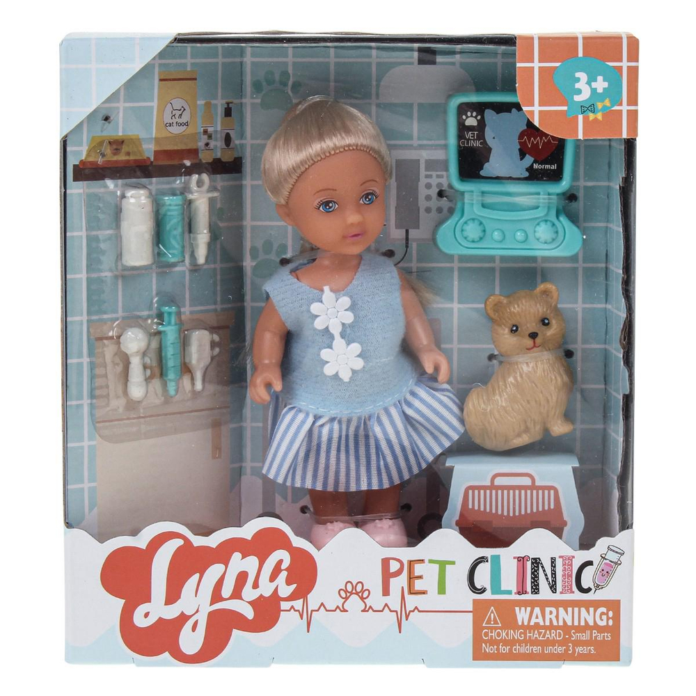 Кукла тип модница с аксесс. коробка 4612