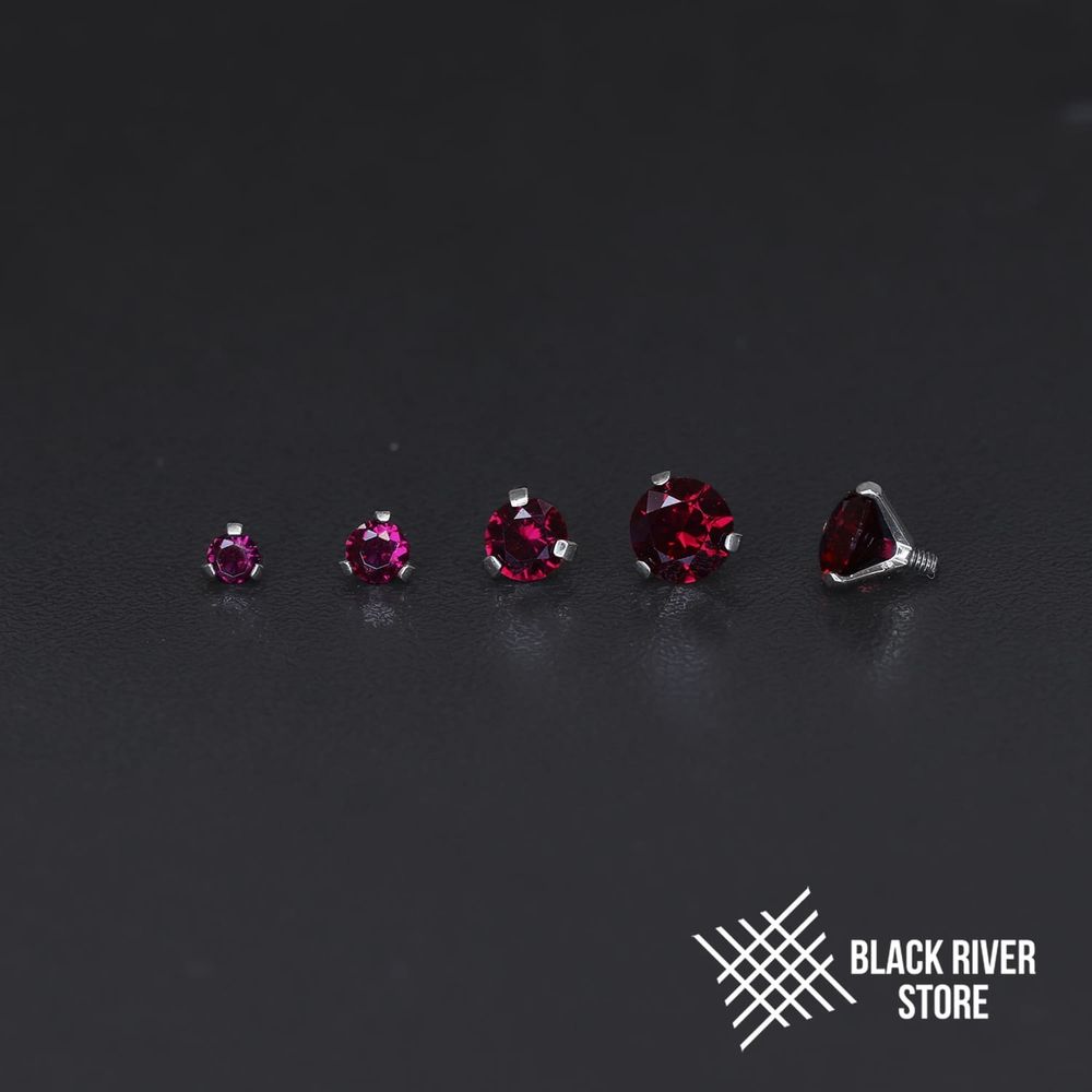 Cubic Zirconia v.2 SJ 599 Red Dark