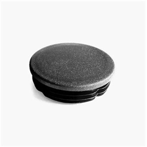 Заглушка для труб круглая D50 черная