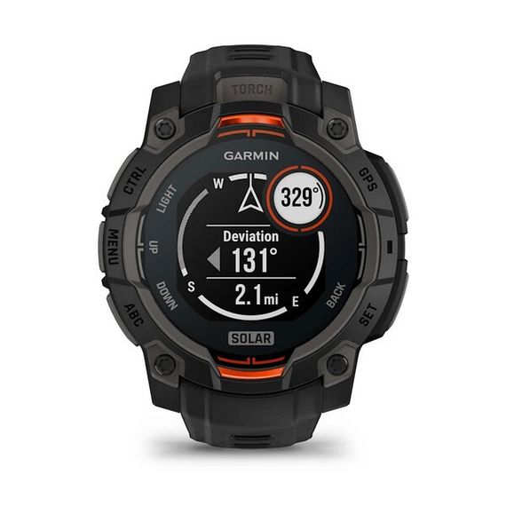 Умные часы Garmin Instinct 3 Solar 45 mm Black with Black Band (010-02934-00)