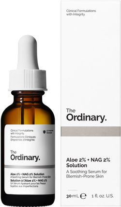 The Ordinary Aloe 2% + NAG 2% Solution - сыворотка против прыщей /   30  ml  / GTIN 769915232240