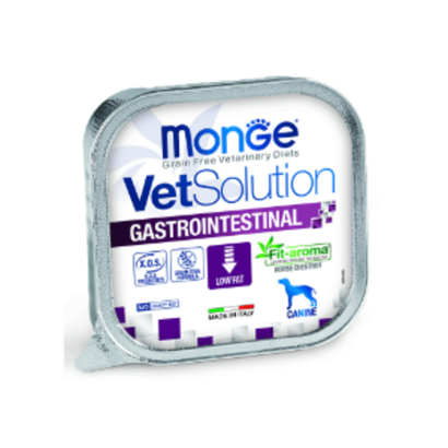 Диетический корм Monge VetSolution Dog Gastrointestinal Гастроинтестинал для собак при заболеваниях ЖКТ 150 г - 24 шт