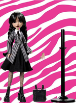 Кукла Monster High «Wednesday Addams» HXJ04 — кукла Уэнсдей Аддамс с аксессуарами