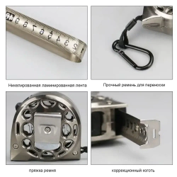 Рулетка строительная 7.5м, рулетки строительные, измерительные инструменты, 7.5м x 25мм