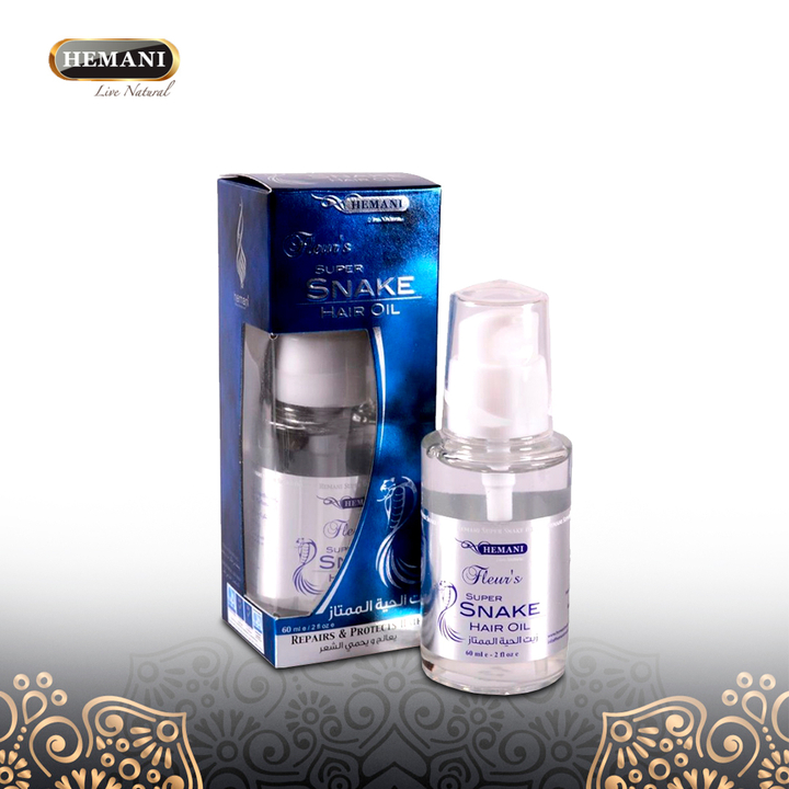 Масло для волос Hemani Super Snake Hair Oil Repairs & Protects 60 мл