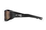Спортивные очки LiP Surge Aero / Gloss Black - Black / PC Polarized / Levante Series Chroma Brown