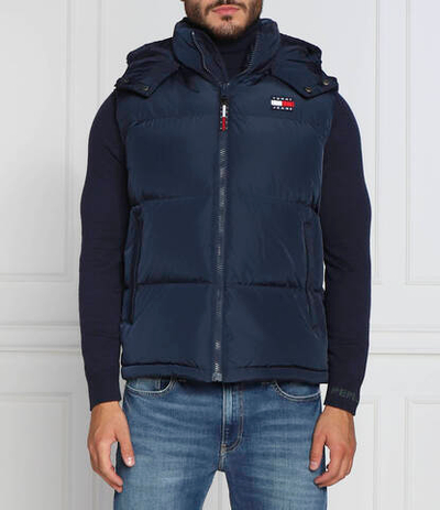 пуховая безрукавка alaska Tommy Jeans - темно-синий(DM0DM14447)